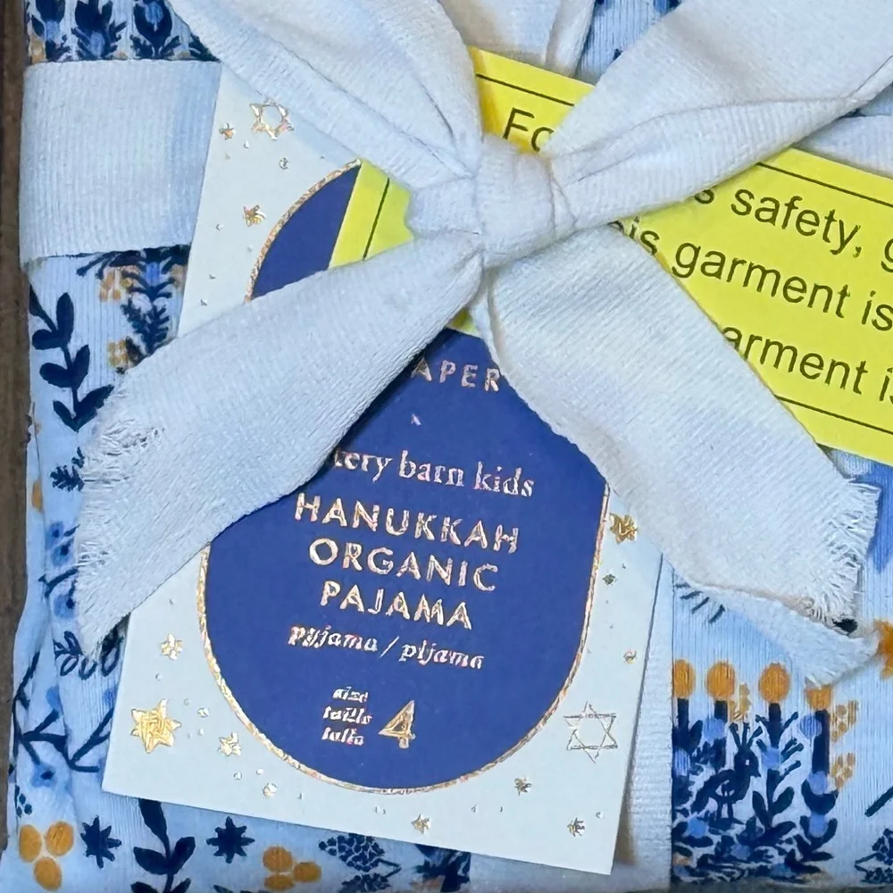 Hanukkah Organic Cotton Family Pajama Collection - Rifle Paper Co. - PBK